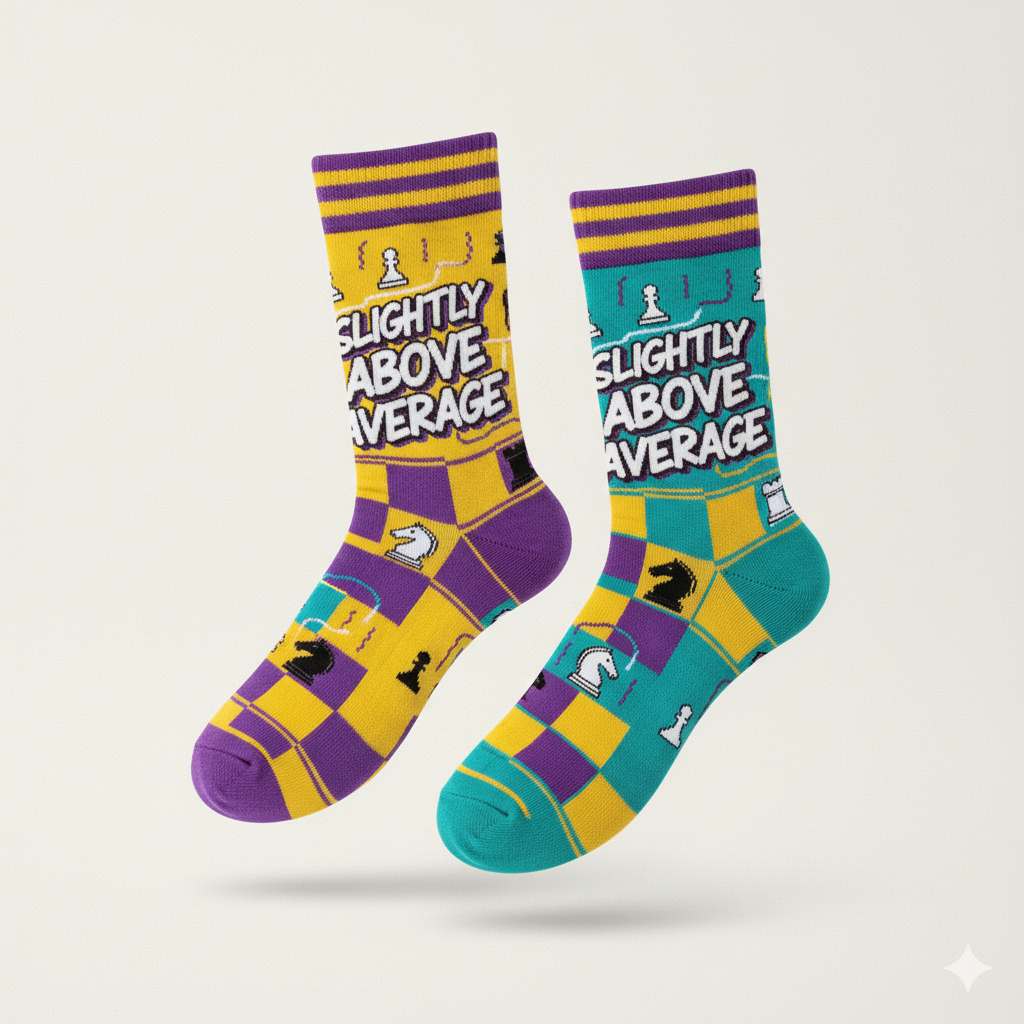 Slightly Above Average Designer Socks
